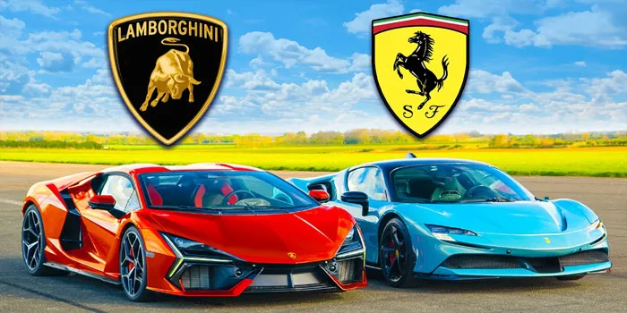 Ferrari vs Lamborghini Pertarungan Ikonik Di Dunia Mobil Sport